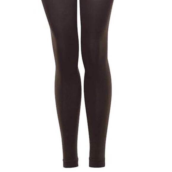 Microfiber Opaque Footless Tights Espresso Tall B.ella Brigida Italy Hosiery NWT - Picture 2 of 5